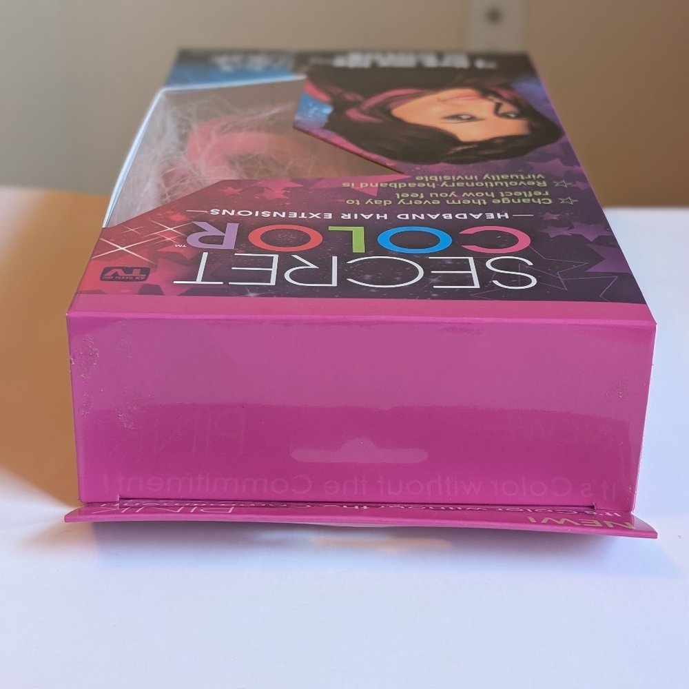 Pink Secret Color Headband Hair Extensions - Picture 6 of 12